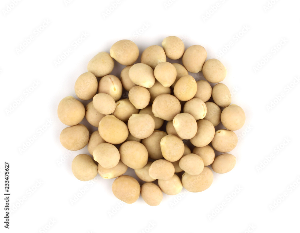 Lupin Seed (Beans) Isolated on White Background. Lupin Seed (Beans) Isolated on White Background.