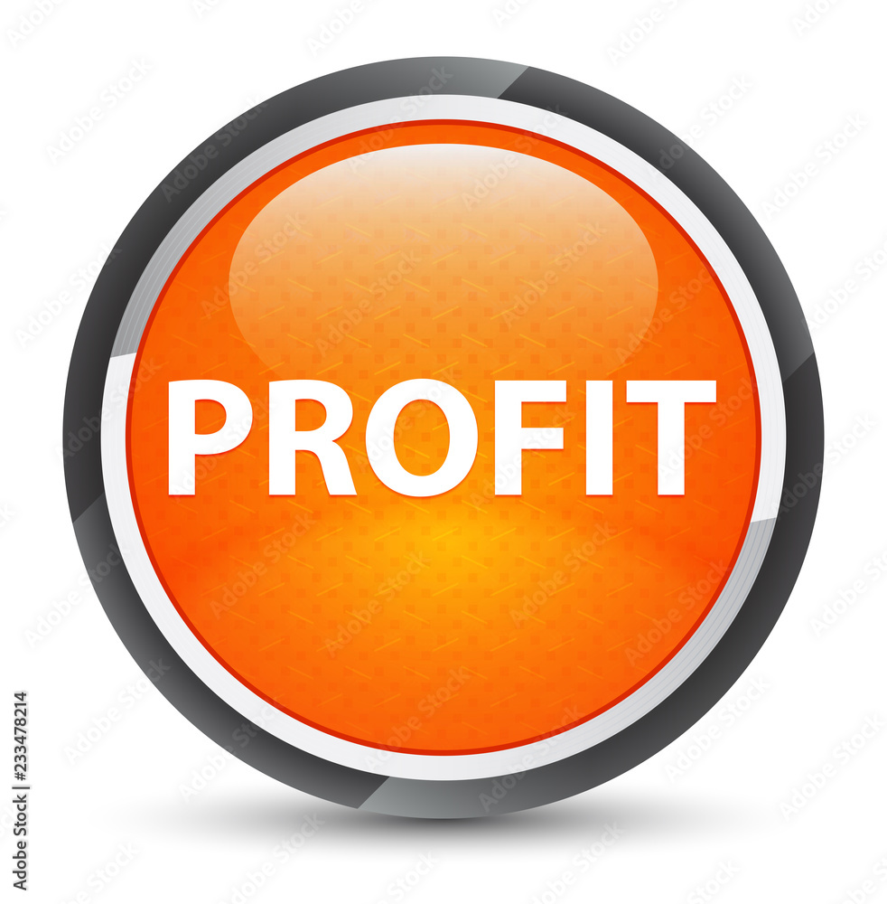 Profit galaxy orange round button Profit galaxy orange round button