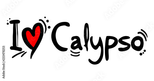 Obraz na płótnie Calypso music style