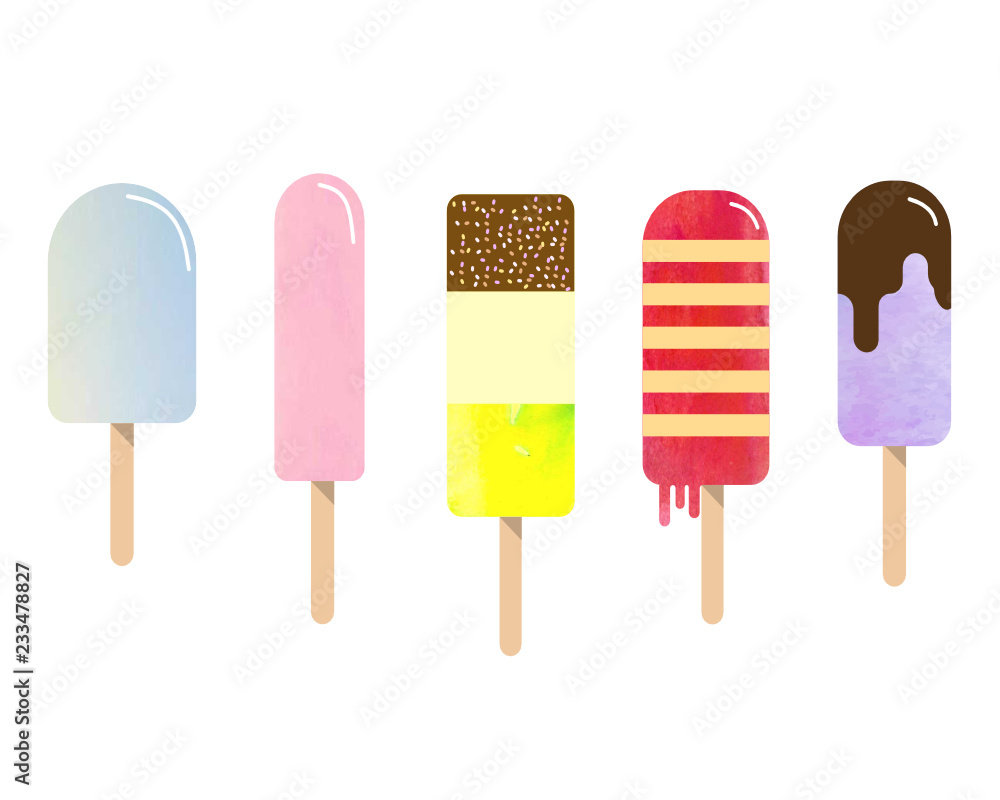 ice cream popsicle vector ice cream popsicle vector