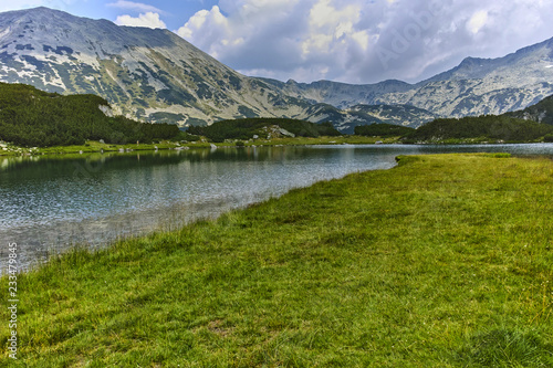 Amazing Summer landscape of Muratovo lake  Pirin Mountain  Bulgaria