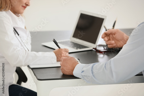 Female doctor consulting se...