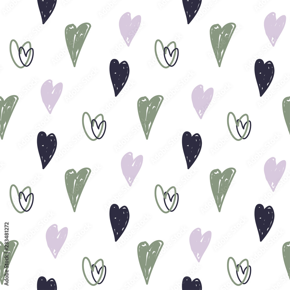Seamless pattern with hearts. Valentines Day background. Can be used for textule, wallpapers, web, greeting cards and scrapbooking design Seamless pattern with hearts. Valentines Day background. Can be used for textule, wallpapers, web, greeting cards and scrapbooking design