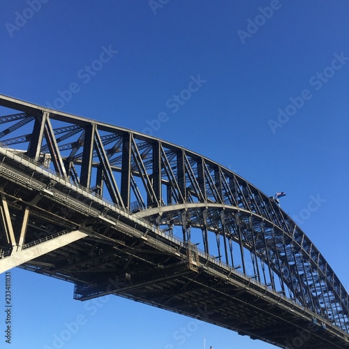 Bridge Structure in Blue Sky