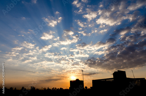 Amanecer en la Ciudad de Mexico