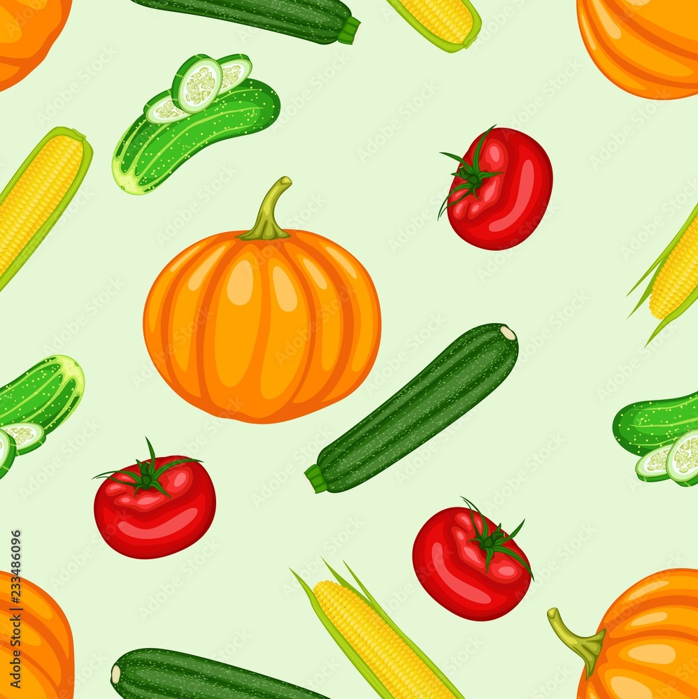 Organic vegetable collection set Organic vegetable collection set