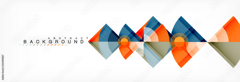 Modern geometric abstract background Modern geometric abstract background