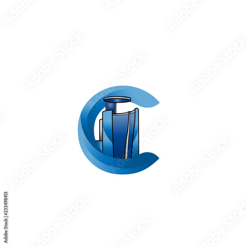 cryotherapy Vector logo design template sign. Illustration of Cryo Chamber can Use also as Logo.