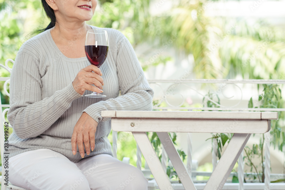 Enjoyng good wine Enjoyng good wine
