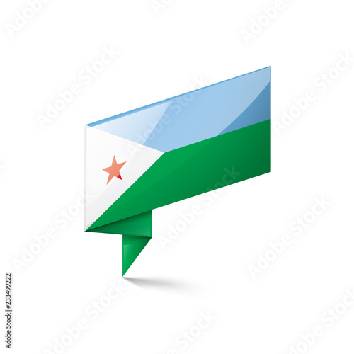 Free Download Djibouti flag, vector illustration on a white background - GFXLoad