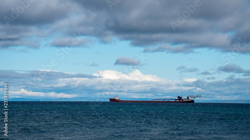 Great Lakes Freighter at Whitefish Point