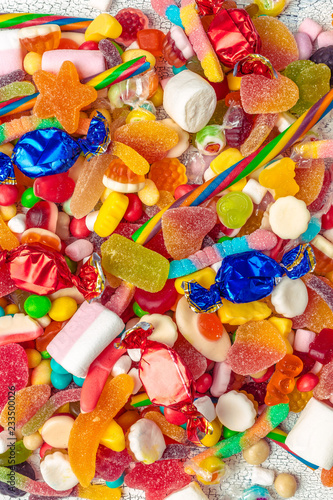 closeup of mixed candies © fotofabrika