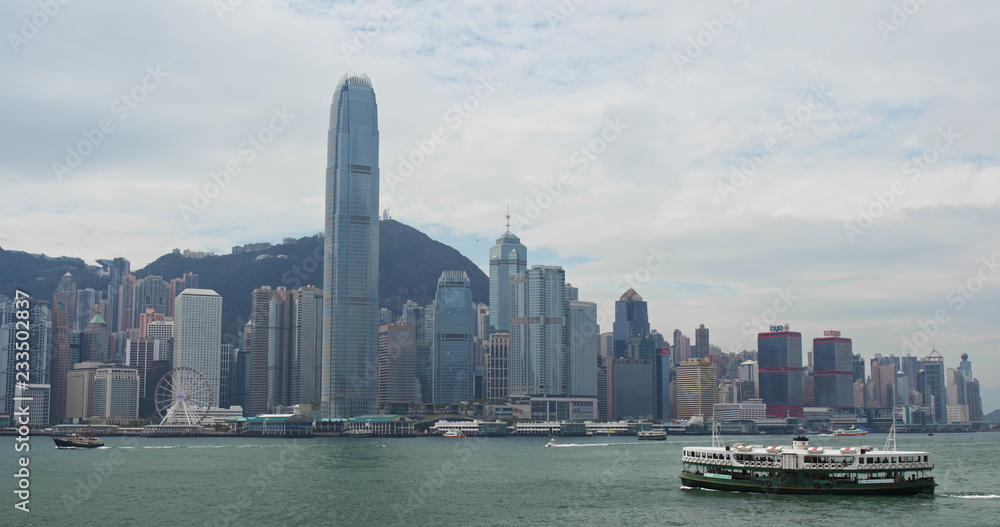 Fototapeta premium Hong Kong city skyline