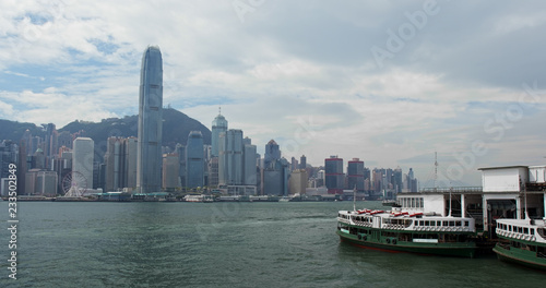 Hong Kong ferry pier