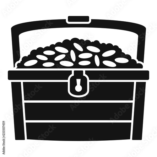 Dower chest icon. Simple illustration of dower chest vector icon for web design isolated on white background