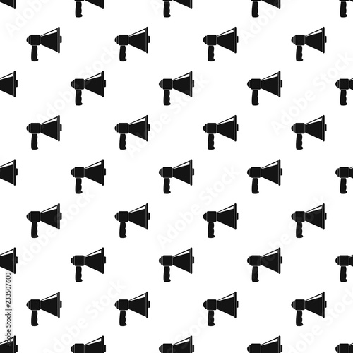 Small megaphone pattern seamless vector repeat geometric for any web design