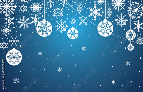Winter Snow Snowflake Illustration Texture Card Background