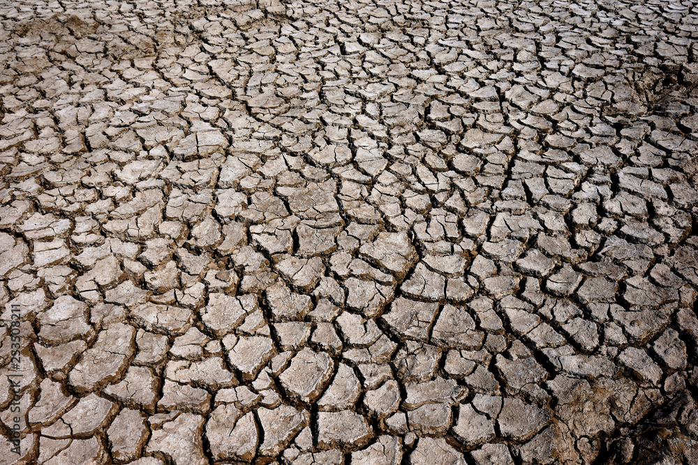 Climate warming dry chapped land