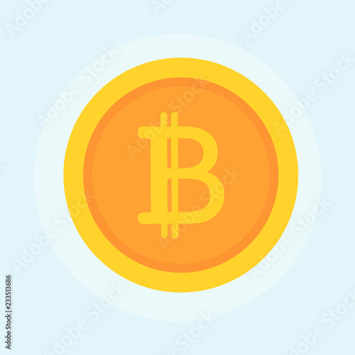 Illustration of bitcoin concept