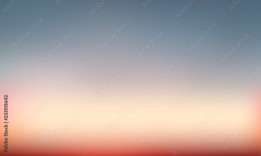 Fototapeta premium Vector gradient blurred background. Natural color.