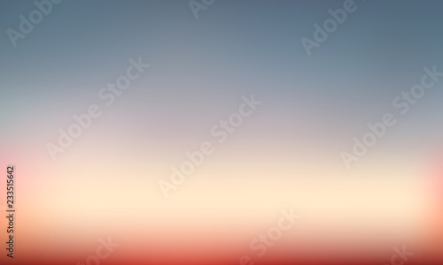 Vector gradient blurred background. Natural color.