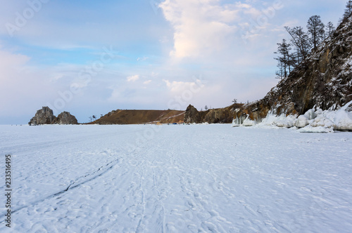 Lake Baikal in winter