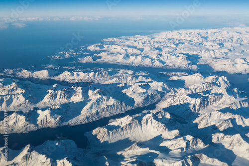 Pristine East coast of Greenland