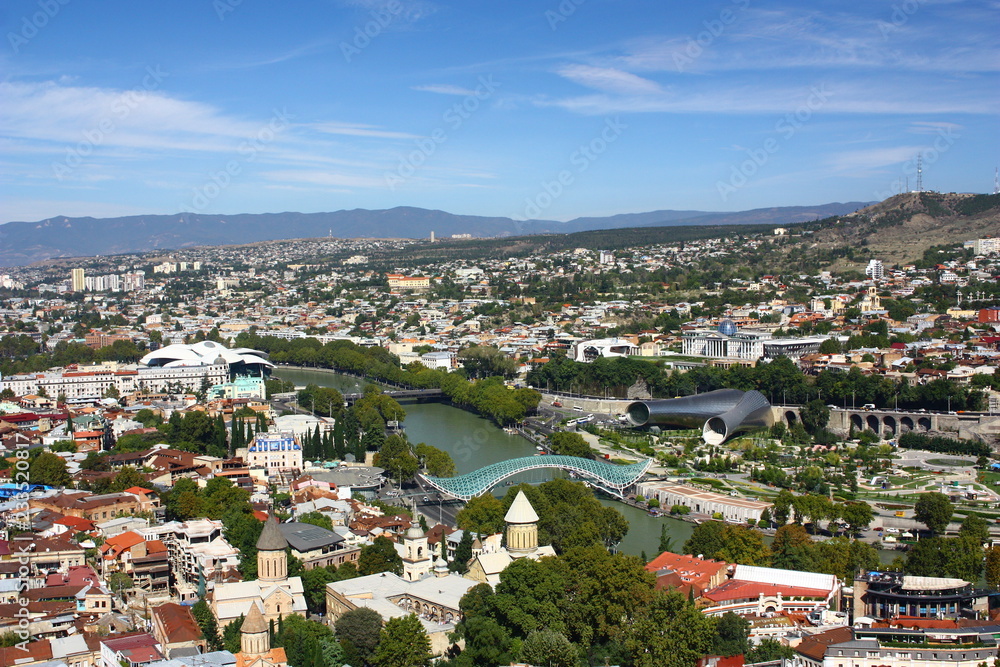 Blick auf Tiflis-Georgien
