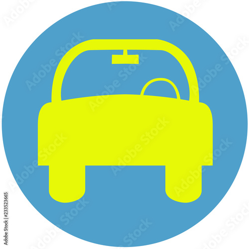 Vector illustration car, transport icon, symbol. Car sign.