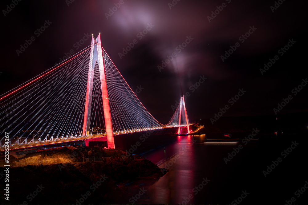 Fototapeta premium Yavus Sultan Selim Bridge Istanbul