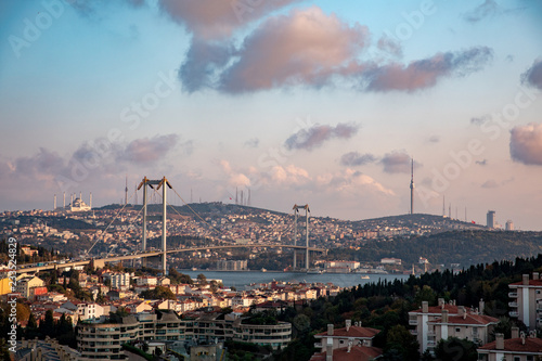 Sunset 15 Temmuz Bridge Istanbul