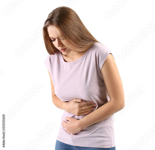 Young woman suffering from ...