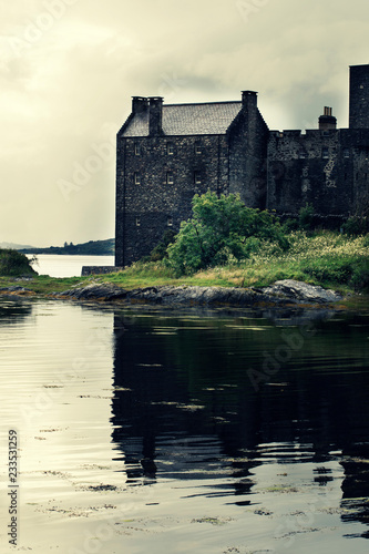 Eilean Donan Castle during a warm summer day - Dornie  Scotland - United Kingdom