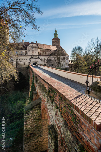 Zugang zur Burg Schlaining im Burgenland (A)