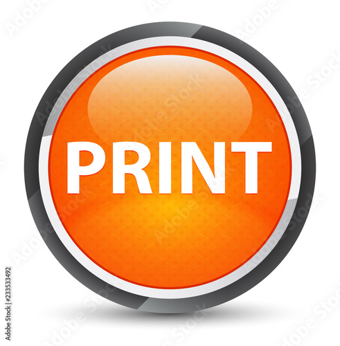 Print galaxy orange round button
