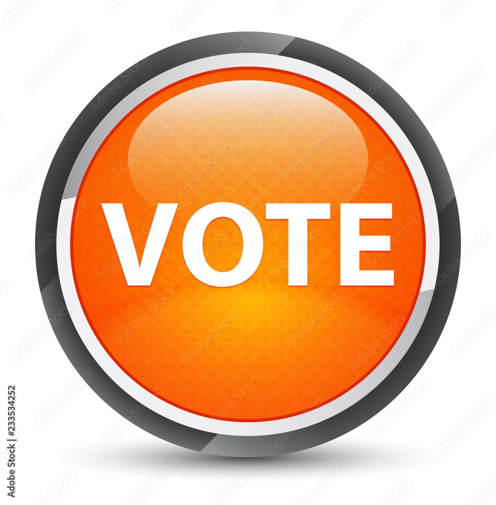 Vote galaxy orange round button Vote galaxy orange round button