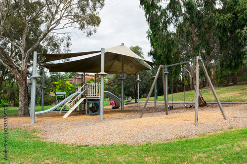 Suburban playground in Templestowe in Melbourne, Australia