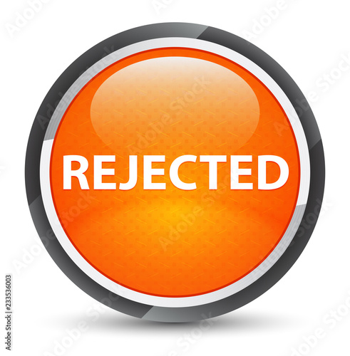 Rejected galaxy orange round button
