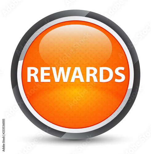 Rewards galaxy orange round button