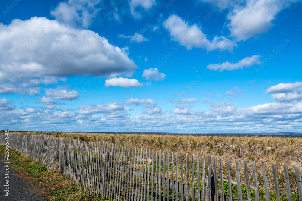 Clouds and Fence