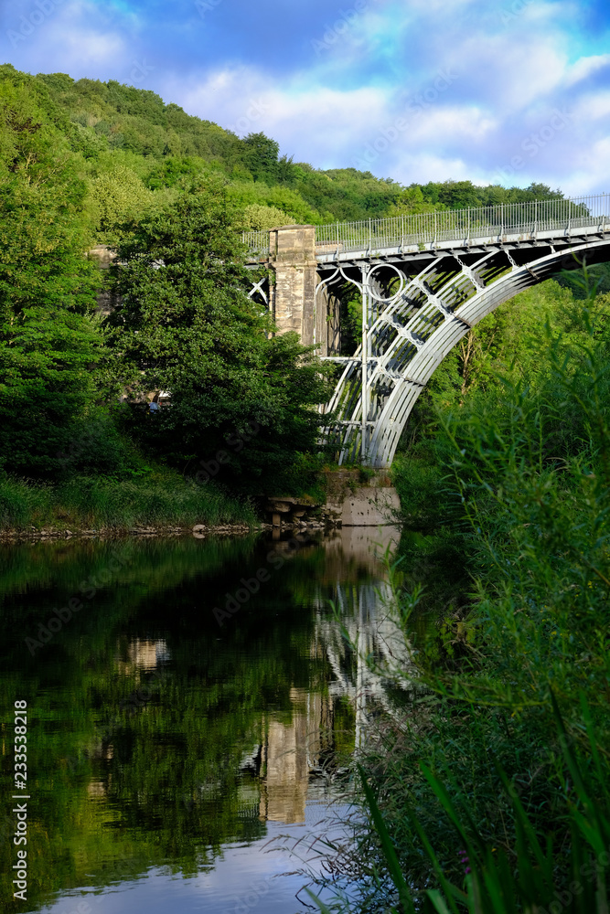 The Iron Bridge, Ironbridge, Shropshire, England The Iron Bridge, Ironbridge, Shropshire, England