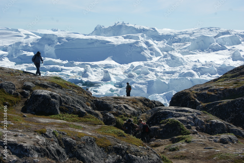 Obraz premium Besuch Ilulissat-Eisfjord, Grönland
