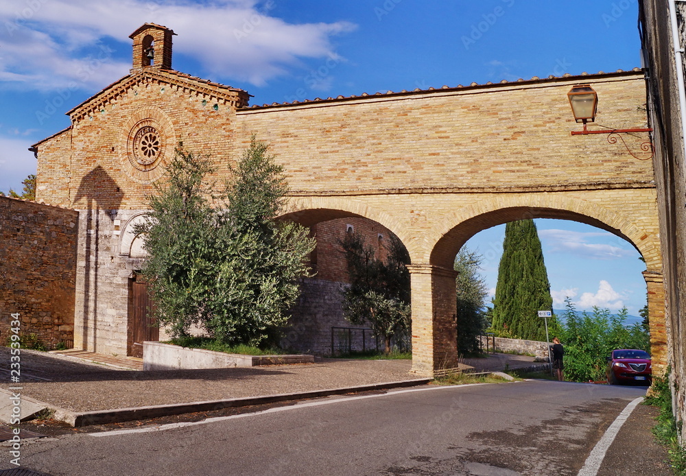 San Jacopo church, San Gimignano, Tuscany, Italy