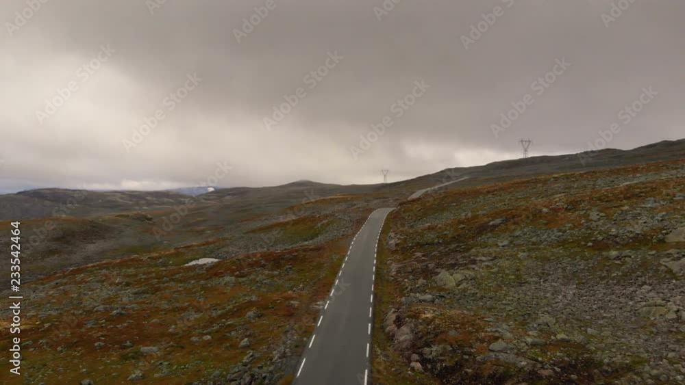 Hardangervidda National Park - Norway - drone, aerial Hardangervidda National Park - Norway - drone, aerial