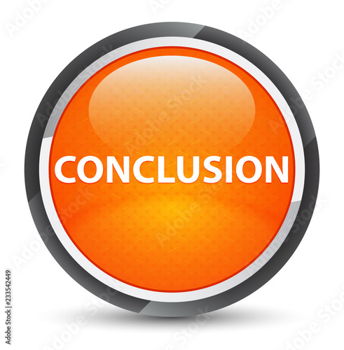 Conclusion galaxy orange round button