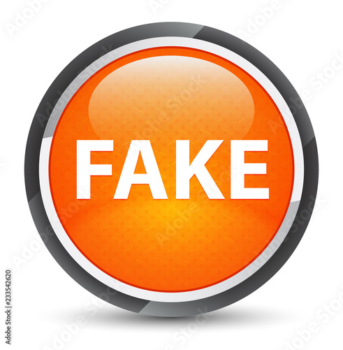 Fake galaxy orange round button