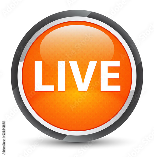 Live galaxy orange round button