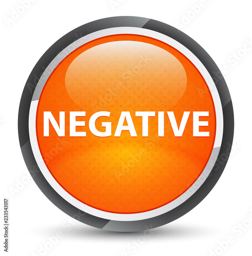 Negative galaxy orange round button