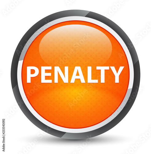 Penalty galaxy orange round button