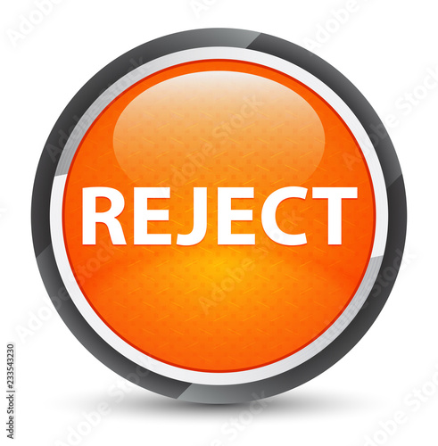 Reject galaxy orange round button